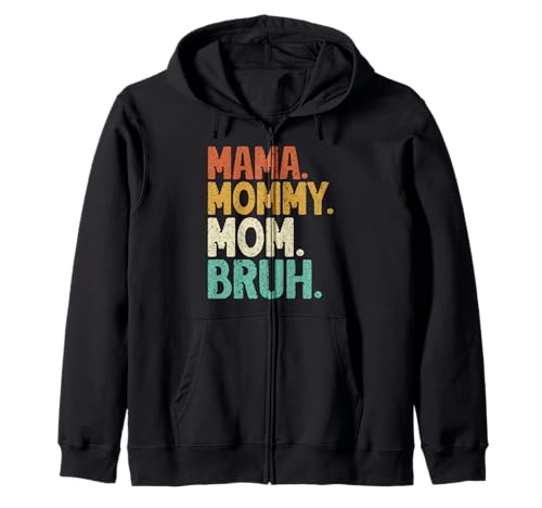 Mama Mommy Mom Bruh Muttertag Retro Mama Grafik Mutter Kapuzenjacke Mama Mommy Mom Bruh Muttertag Retro Mama Grafik Mutter Kapuzenjacke von Mama Mommy Mom Bruh Graphic Gifts Mother's Day