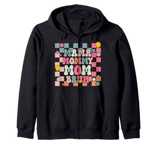 Mama Mommy Mom Bruh Muttertag Retro Mama Grafik Mutter Kapuzenjacke Mama Mommy Mom Bruh Muttertag Retro Mama Grafik Mutter Kapuzenjacke von Mama Mommy Mom Bruh Graphic Gifts Mother's Day