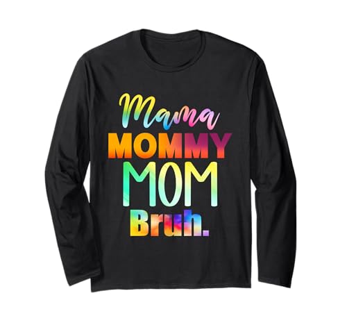 Mama Mommy Mom Bruh Vintage Muttertag Mama Tie Dye Mutter Langarmshirt Mama Mommy Mom Bruh Vintage Muttertag Mama Tie Dye Mutter Langarmshirt von Mama Mommy Mom Bruh Graphic Gifts Mother's Day