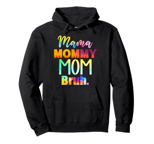 Mama Mommy Mom Bruh Vintage Muttertag Mama Tie Dye Mutter Pullover Hoodie von Mama Mommy Mom Bruh Graphic Gifts Mother's Day
