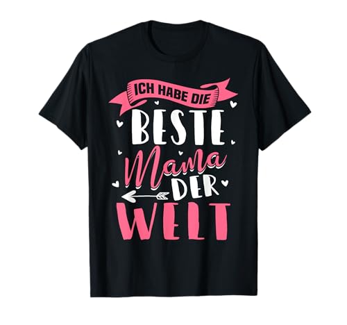 Best Mama der Welt Süßer Spruch zum Muttertag - Kinder T-Shirt von Mama Mutter Geschenke für Kinder & Geburtstag
