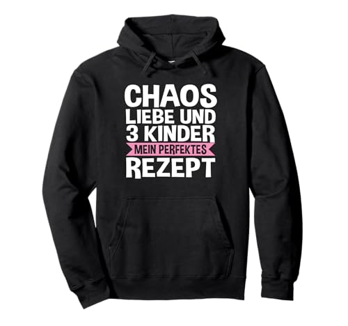 Mama Von 3 Kindern Pullover Hoodie Mama Von 3 Kindern Pullover Hoodie von Mama Mutter Pflegemutter Stiefmutter