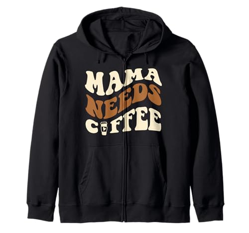 Mama Needs Coffee Mom Geschenk Frauen Herz Muttertag T-Shirt Kapuzenjacke Mama Needs Coffee Mom Geschenk Frauen Herz Muttertag T-Shirt Kapuzenjacke von Mama Needs Coffee Girl Boy Mom Men Women Apparel