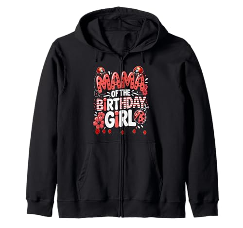 Liebenswerter Marienkäfer für Familien, Marienkäfer, für Damen Kapuzenjacke Liebenswerter Marienkäfer für Familien, Marienkäfer, für Damen Kapuzenjacke von Mama OF THE BIRTHDAY GIRL Ladybug