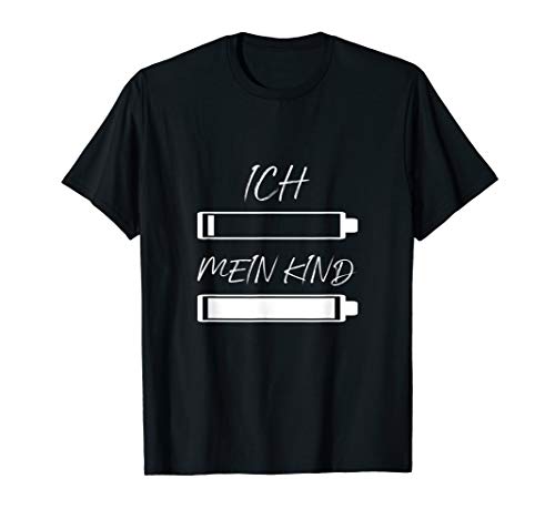 Mama und Papa Akku leer Kind Akku voll Lustige Eltern T-Shirt von Mama Papa Akku Leer Shirt Kind Akku Voll Fun HOT