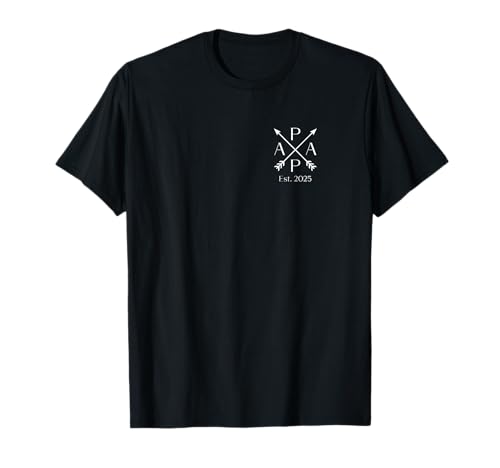 Mama Papa est. 2025 Vater 2025 Erstes Mal Papa 2025 T-Shirt Mama Papa est. 2025 Vater 2025 Erstes Mal Papa 2025 T-Shirt von Mama Papa est. Mama Papa Partnerlook Andreaskreuz