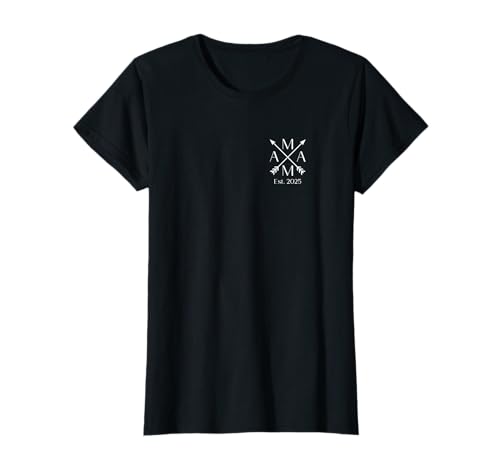 Mama est. 2025 Mutter 2025 Erstes Mal Mama 2025 T-Shirt Mama est. 2025 Mutter 2025 Erstes Mal Mama 2025 T-Shirt von Mama Papa est. Mama Papa Partnerlook Andreaskreuz