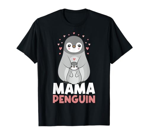 Mama Pinguin T-Shirt Mama Pinguin T-Shirt von Mama Penguin