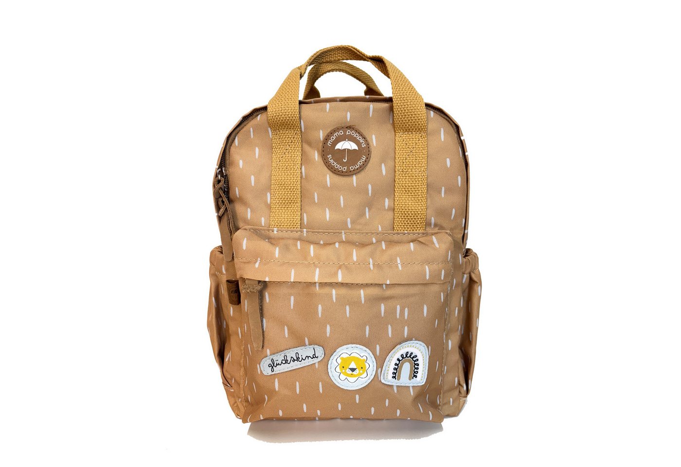 Mama Poppins Germany Kinderrucksack Kindergartenrucksack ab 3 Jahre, mit "Glückskind" Patch Mama Poppins Germany Kinderrucksack Kindergartenrucksack ab 3 Jahre, mit "Glückskind" Patch von Mama Poppins Germany