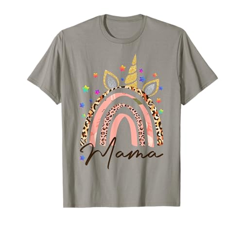 Mama Regenbogen Einhorn und Mini Einhorn Mama T-Shirt Mama Regenbogen Einhorn und Mini Einhorn Mama T-Shirt von Mama Rainbow TA133