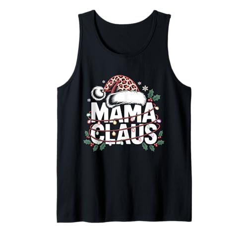 Mama Claus Leopard Weihnachtsmannmütze Weihnachtsbeleuchtung Frauen Mama Tank Top Mama Claus Leopard Weihnachtsmannmütze Weihnachtsbeleuchtung Frauen Mama Tank Top von Mama Santa Claus Xmas for Mother