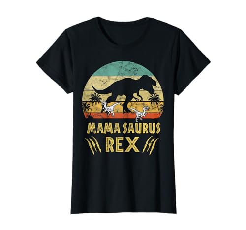 Mama Saurus Rex Dino Muttertag Geschenk Oma T-rex T-Shirt von Mama Saurus Rex Dino Muttertag Geschenk Oma