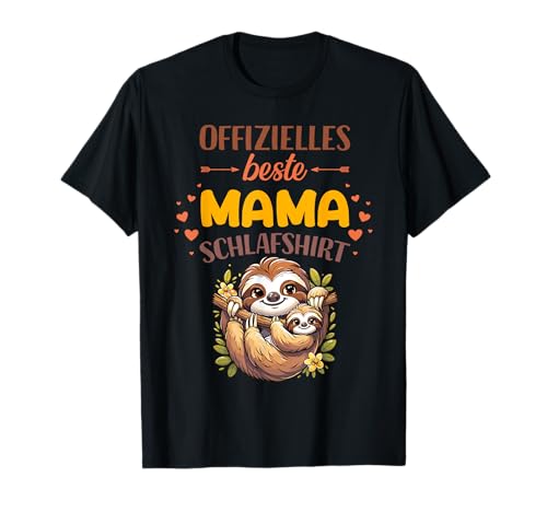 Offizielles beste Mama Schlafanzug Schlafoutfit Muttertag T-Shirt Offizielles beste Mama Schlafanzug Schlafoutfit Muttertag T-Shirt von Mama Schlafoutfit Muttertag Shop