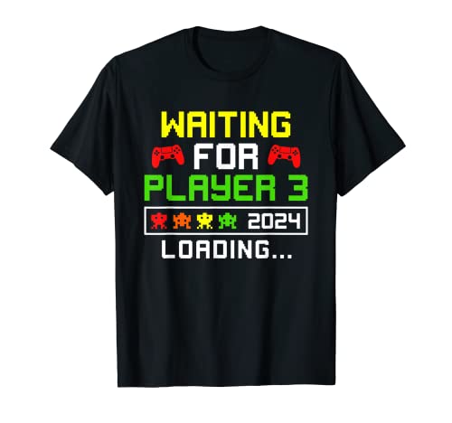 Gaming Eltern 2024 Spieler 3 loading Baby T-Shirt von Mama Shirt oder Mama Geschenk für die Familie