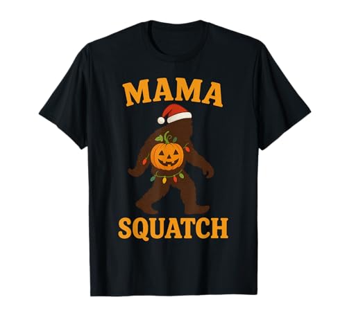 Mama Squatch Halloween Kürbis Bigfoot Yeti für Mutter T-Shirt Mama Squatch Halloween Kürbis Bigfoot Yeti für Mutter T-Shirt von Mama Squatch Fall Spooky Family Matching