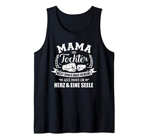 Mama und Tochter Herz und eine Seele Spruch Tank Top Mama und Tochter Herz und eine Seele Spruch Tank Top von Mama Tochter Geschenke