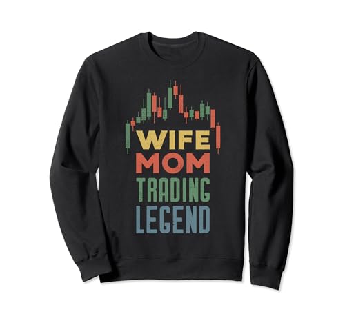 Ehefrau Mama Trading Legend - Cryptocurrency Crypto Trader Sweatshirt von Mama Trading Legend Retro Designs