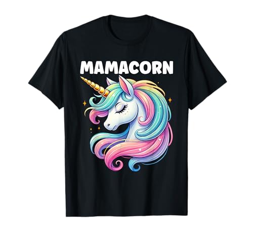 Mamacorn Einhorn Liebhaber Eltern Mama Regenbogen Frauen T-Shirt Mamacorn Einhorn Liebhaber Eltern Mama Regenbogen Frauen T-Shirt von Mama Unicorn Costume Mother's Day Gifts