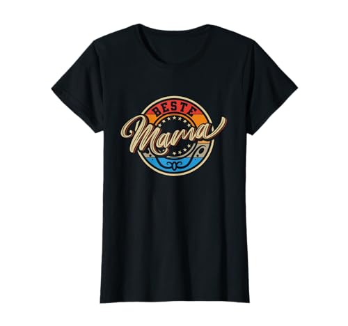 Mama ist die Beste Mami Beste Mama Retro Beste Mutter T-Shirt von Mama ist die Beste Mami Beste Mama Retro