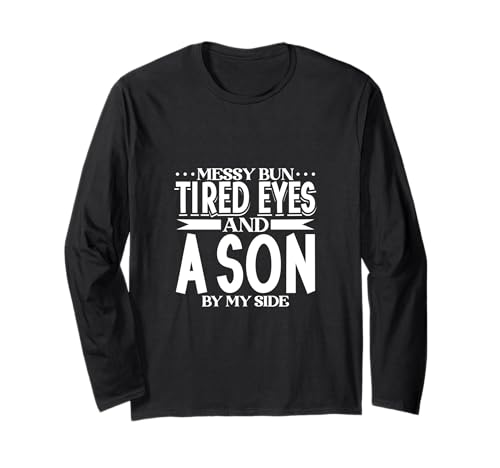 Mama Alltag - Sohn Langarmshirt von Mama mit Sohn Designs