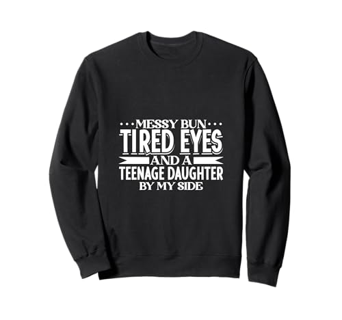 Mama Alltag - Teenager Tochter Sweatshirt von Mama mit Tochter Designs