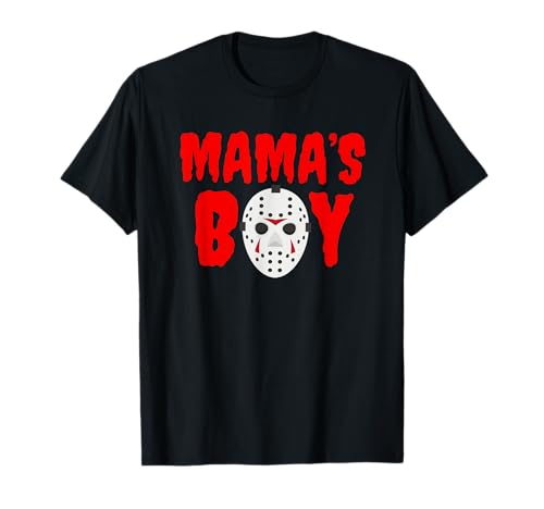 Mama's Boy lustige Hockey-Maske Halloween T-Shirt Mama's Boy lustige Hockey-Maske Halloween T-Shirt von Mama's Boy Camping Tees
