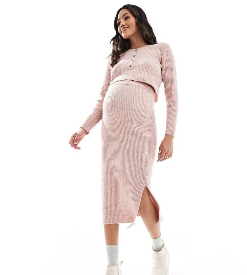 Mama. licious Maternity - Umstands-Midirock in Rosérosa, Kombiteil von Mama.licious