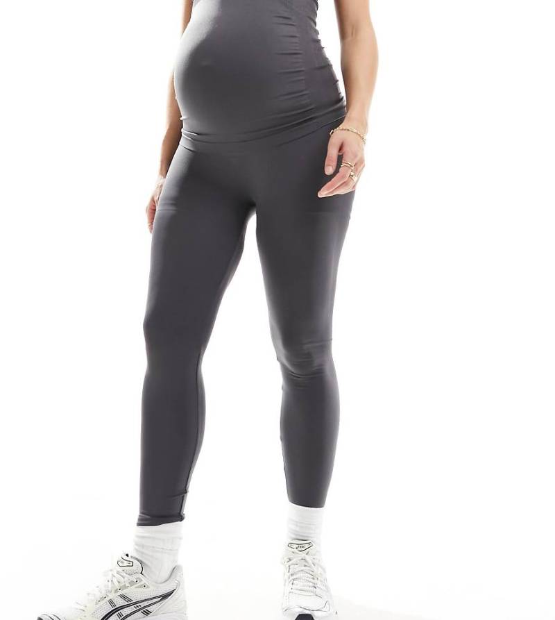 Mamalicious Maternity - Nahtlose Leggings in Grau, Kombiteil Mamalicious Maternity - Nahtlose Leggings in Grau, Kombiteil von Mama.licious