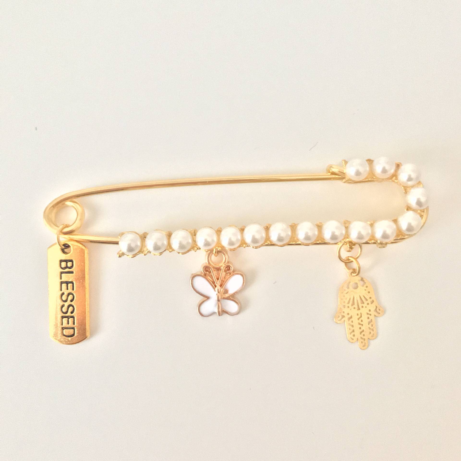 Perlennadel, Kinderwagen Pin, Baby Brosche, Mädchen, Junge, Zur Geburt, Anstecknadel, Personalisiertes Geschenk von MamaDoBlessings