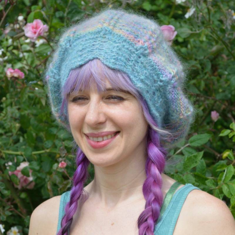 Blaue Schlapphut Blaue Schlapphut von MamaMadronaKnits