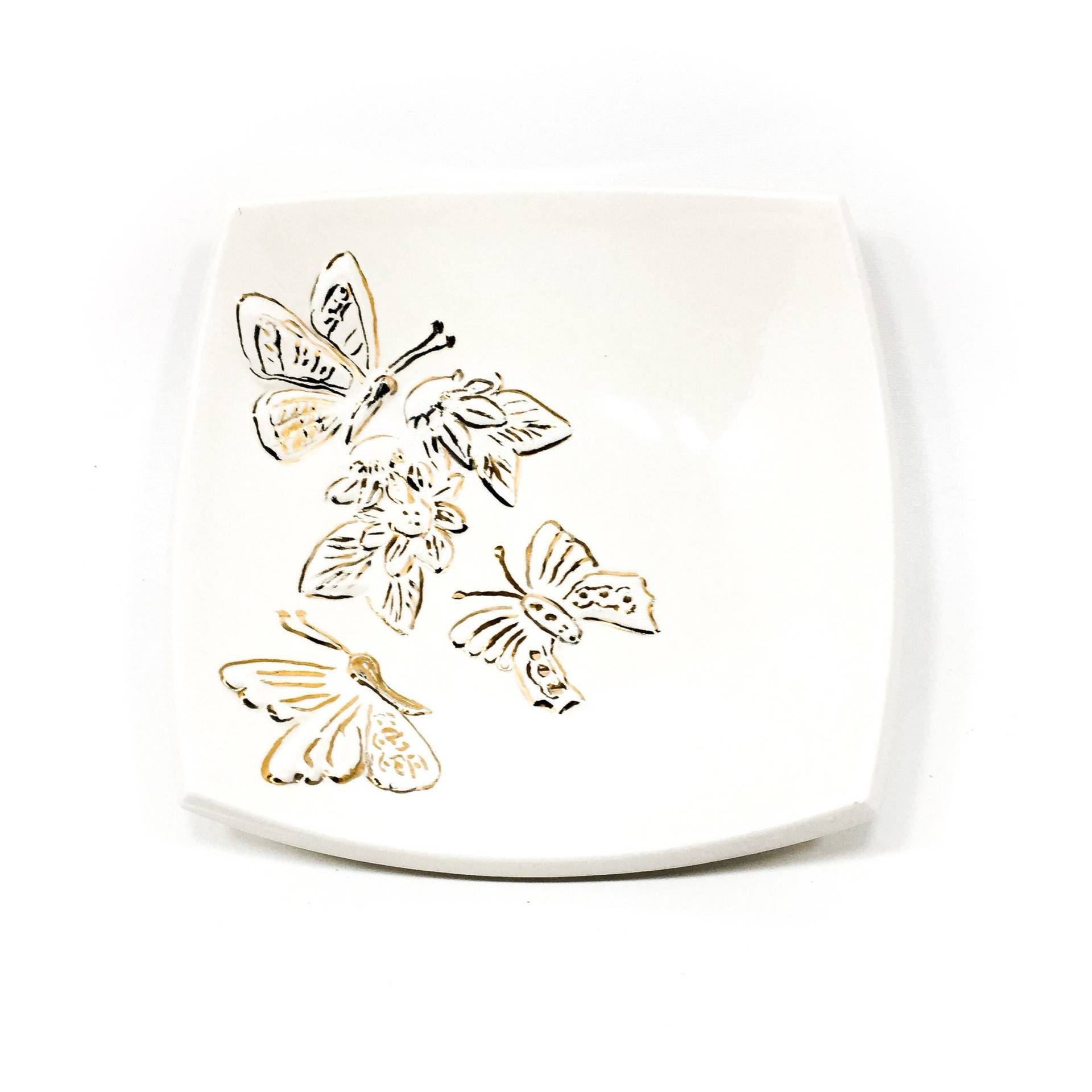 Keramik Schmetterling Schale Mid-Century Keramik Schmetterling Schale Mid-Century von MamaMotherlode