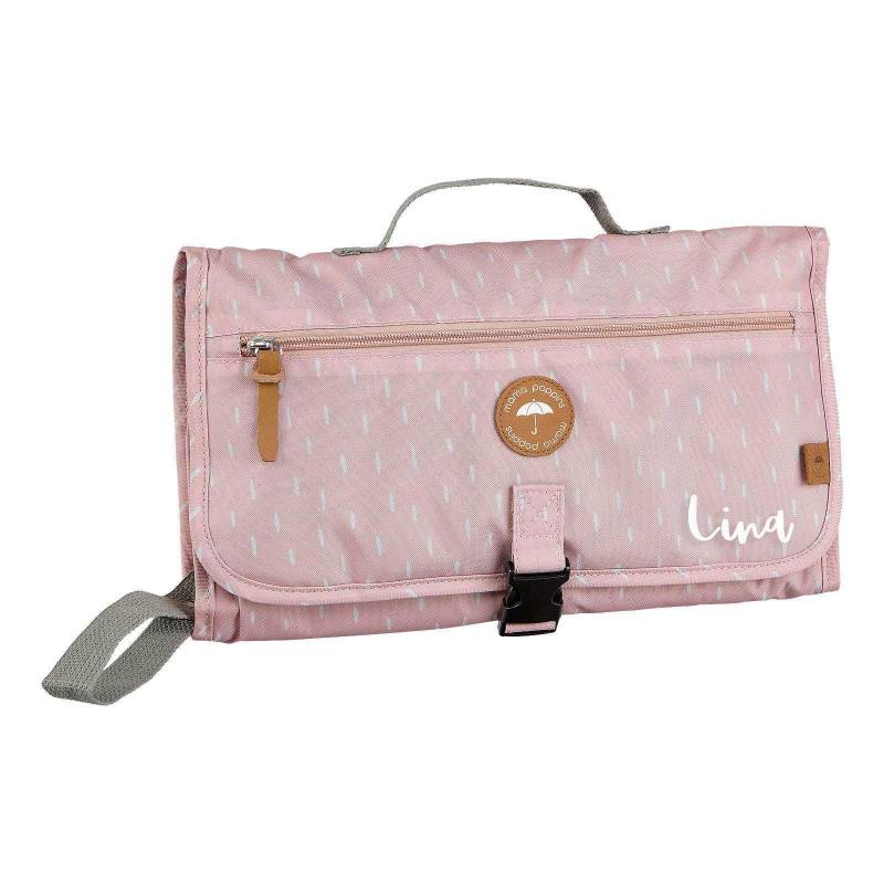Personalizable Changing Mat For On The Go With Lots Of Compartments Wet Wipes, Diapers, Moisturizer & More. Includes Pillow | Pink Personalizable Changing Mat For On The Go With Lots Of Compartments Wet Wipes, Diapers, Moisturizer & More. Includes Pillow | Pink von MamaPoppinsGermany