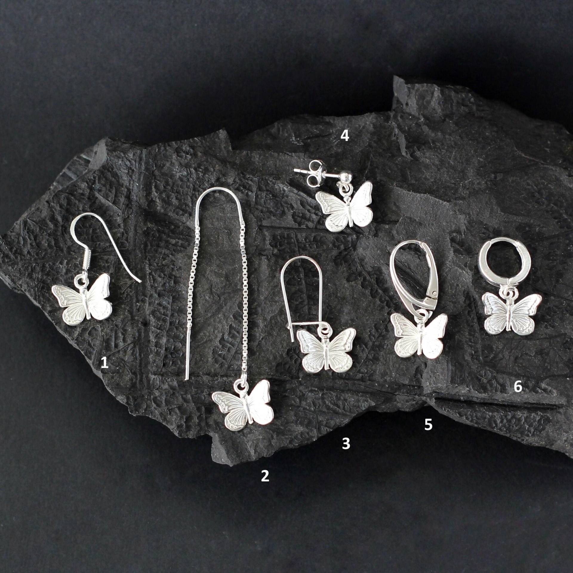 sterling Silber Schmetterling Ohrringe - Elegante Baumeln Für Frauen Schmuck, Perfekte Geschenk Bereit Tropfen Echtes von MamaSaysImCute