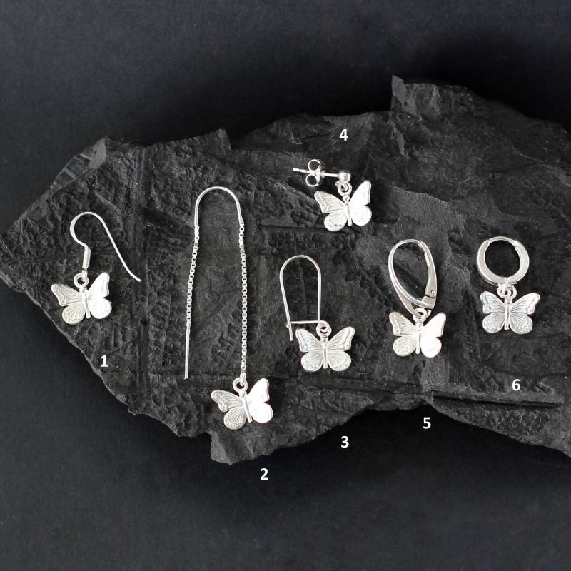 sterling Silber Schmetterling Ohrringe - Elegante Baumeln Für Frauen Schmuck, Perfekte Geschenk Bereit Tropfen Echtes von MamaSaysImCute