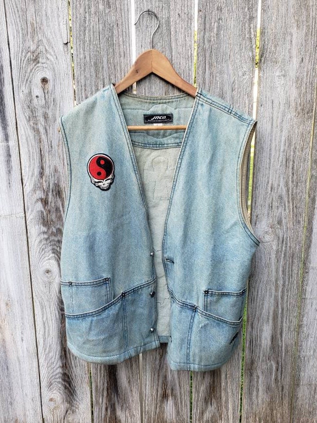 90Er Jnco Jeans Weste Baby Neunziger 100% Baumwolle Jenco Oversized Jacke Jean So Called 90Er Jnco Jeans Weste Baby Neunziger 100% Baumwolle Jenco Oversized Jacke Jean So Called von MamaVava