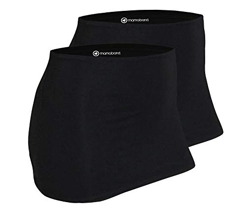 mama band - Nierenwärmer DOPPELPACK zum Warmhalten des Nieren- und Hüftbereichs | Shirtverlängerung. von mama band