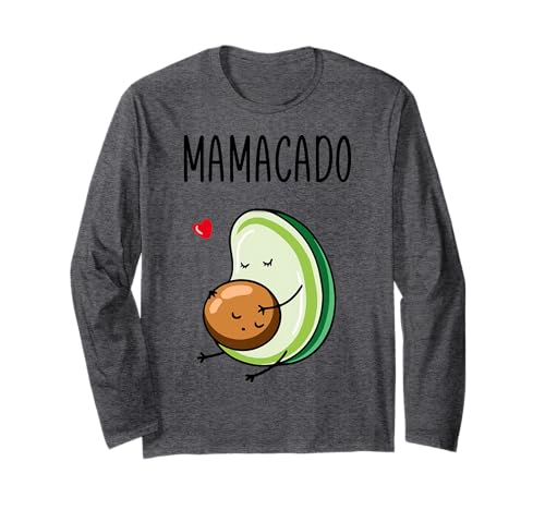 Mamacado Avocado Schwangere Mama Schwangerschaft AVO Langarmshirt von Mamacado Avocado Pregnant Mom Pregnancy Avo