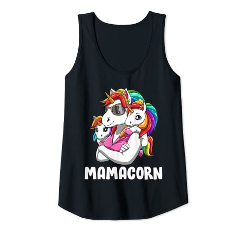 Damen Mutter-Tochter-Zwillinge Einhorn Mamacorn Tank Top Damen Mutter-Tochter-Zwillinge Einhorn Mamacorn Tank Top von Mamacorn Mothers Day
