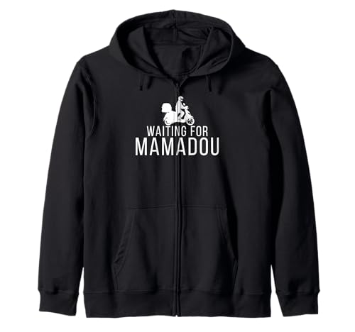 Lustiges Geschenk von Waiting for Mamadou mit Essenslieferung in NYC für Herren und Damen Kapuzenjacke von Mamadou Funny Food Delivery NYC