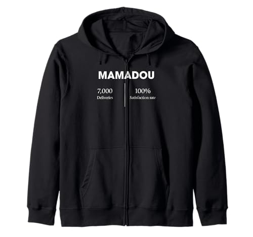 Mamadou Goat Food Delivery Lustiges NYC-Geschenk für Damen und Herren Kapuzenjacke von Mamadou Funny Food Delivery NYC