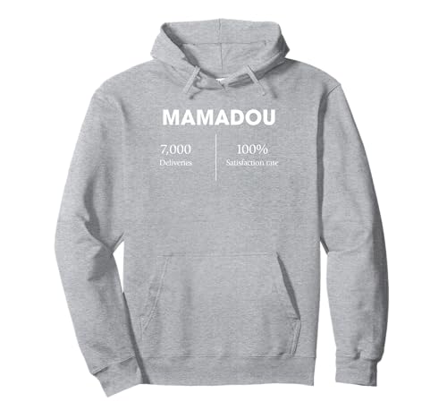 Mamadou Goat Food Delivery Lustiges NYC-Geschenk für Damen und Herren Pullover Hoodie von Mamadou Funny Food Delivery NYC