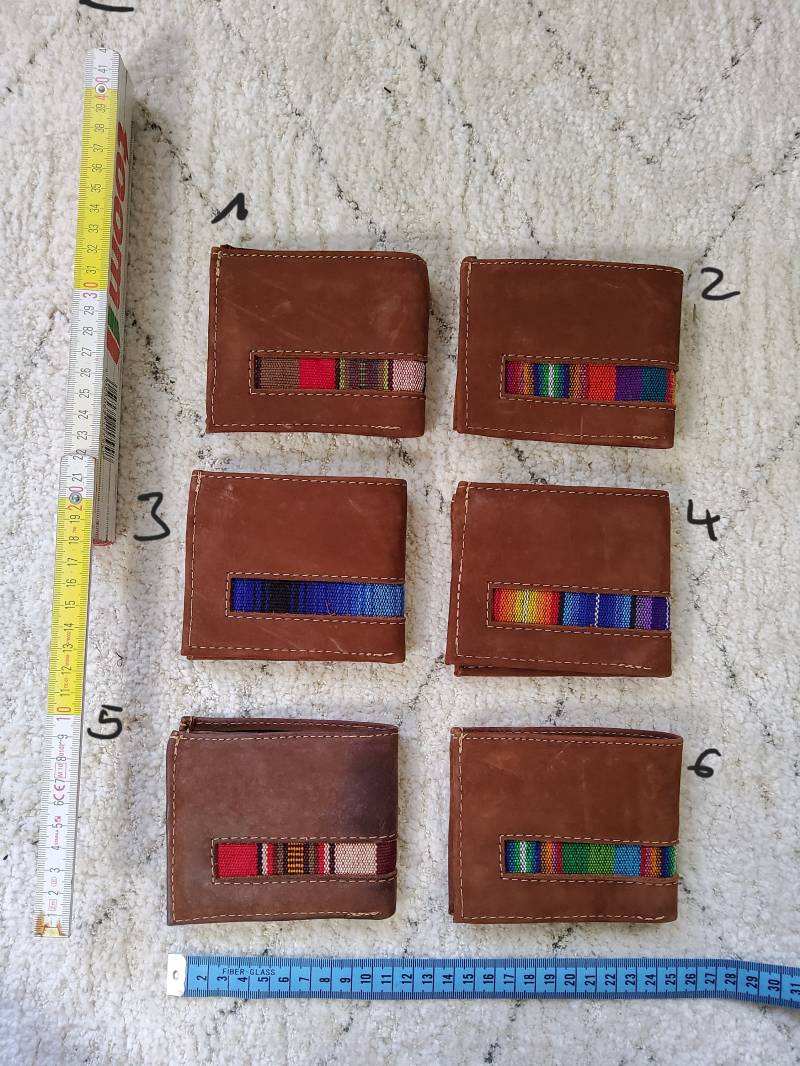 Portemonnaie Geldbörse Boho Hippie Stil Ethno Bunt Herren Geldbeutel von MamalibreDE