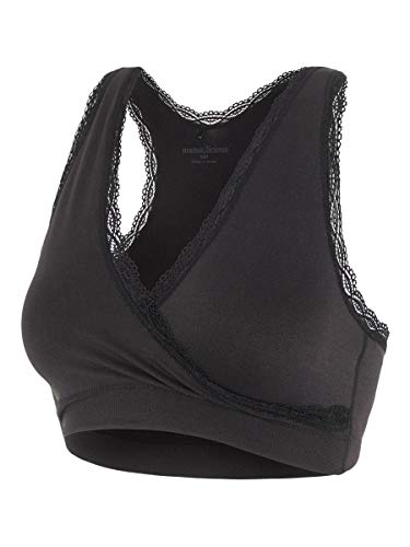 MAMALICIOUS Damen Mlcrossy Lace Bra Nf O. Noos A. BH, Schwarz, L-XL EU von MAMALICIOUS