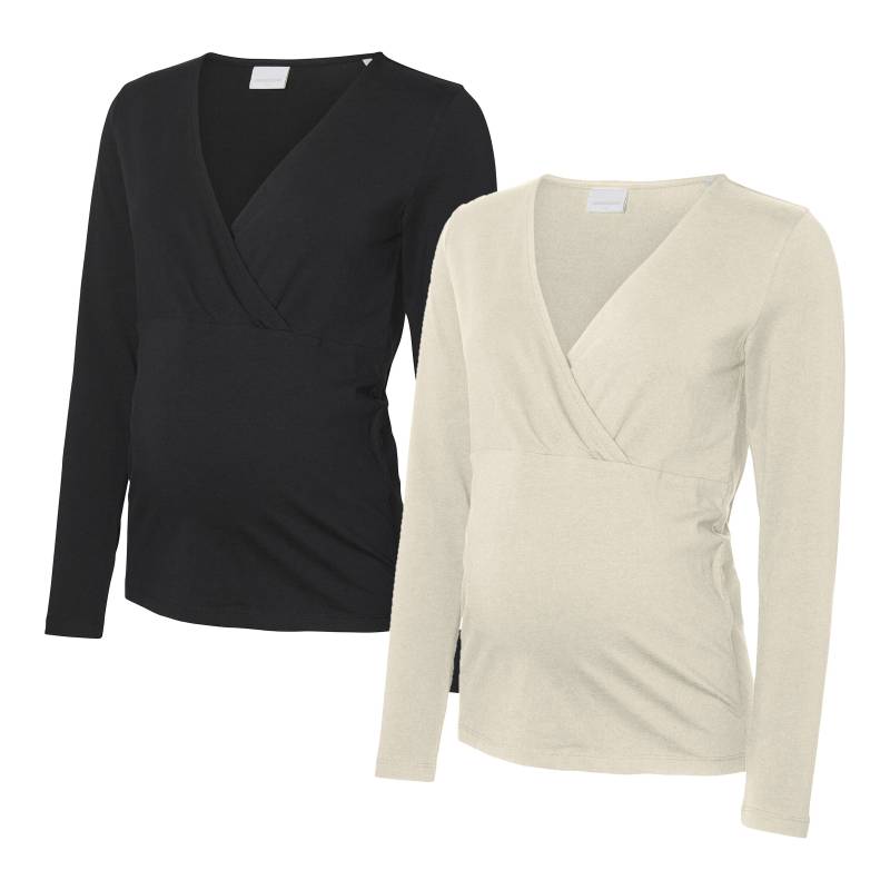 Mamalicious® 2er-Pack Umstandsshirt und Stillshirts langarm von Mamalicious