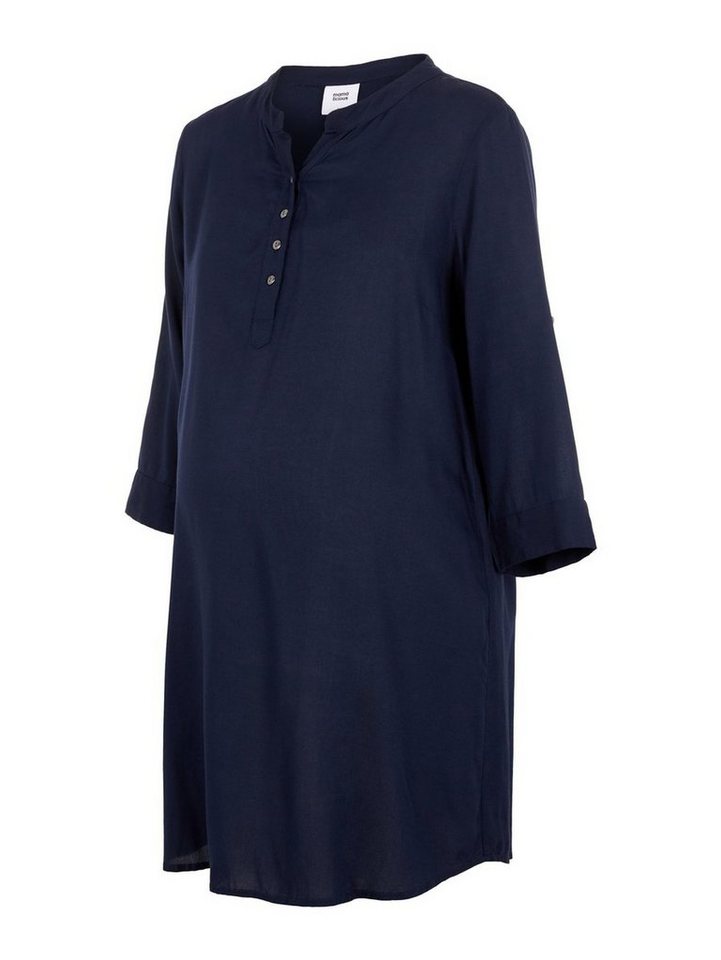 Mamalicious Blusenshirt Umstandstunika Shirt (1-tlg) 3113 in Navy von Mamalicious