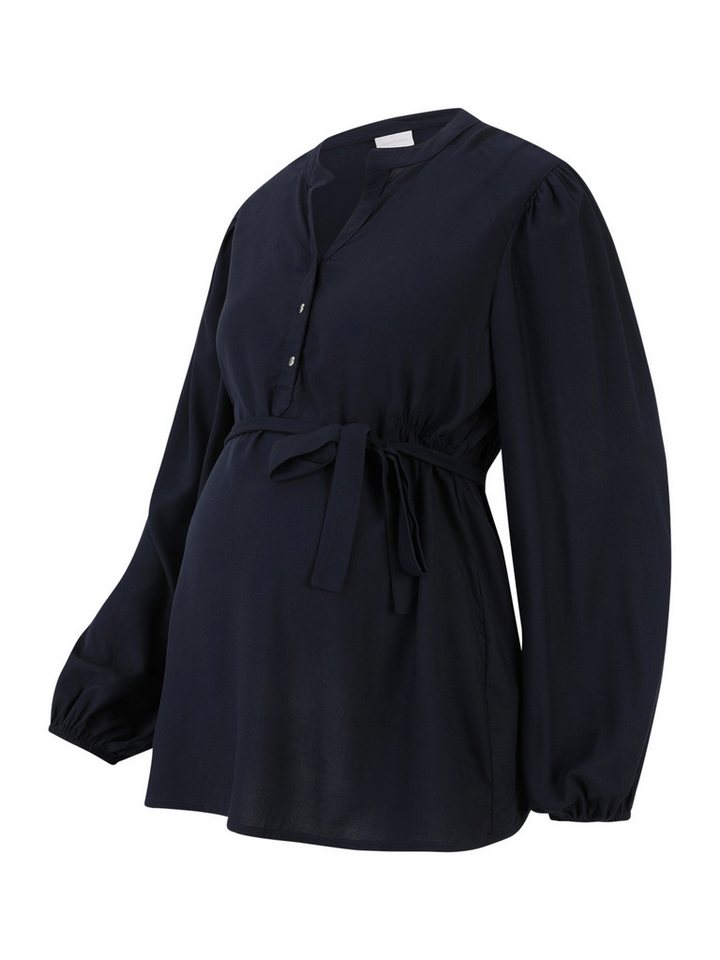 Mamalicious Langarmbluse MLMercy Lia (1-tlg) Drapiert/gerafft von Mamalicious