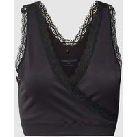 Mamalicious Umstands-Bralette mit Still-Funktion Modell 'CROSSY LACE' in Black, Größe M/L von Mamalicious