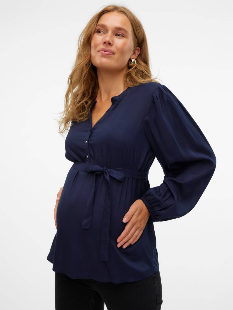 Mamalicious Umstandsshirt "MLMERCY LIA L/S WO TOP 2F NOOS" von Mamalicious