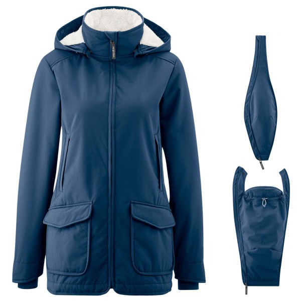Mamalila - Women's Allwetter-Tragejacke Cosy Allrounder - Parka Gr XS blau von Mamalila