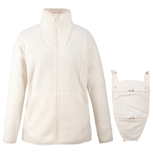 Mamalila - Women's Fleece-Tragejacke Basel - Fleecejacke Gr XL weiß von Mamalila